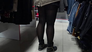 A Hidden Camera In A Fitting Room Admires A Juicy Pawg And Peeping For Legs In A Public Mall Voyeur Fetishist