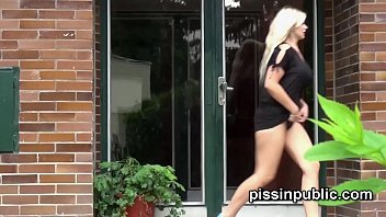 Desperate Girls Are Pissing In Front Of Their Neighbours House