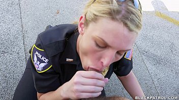 White Cops Suck Black Dick In Street