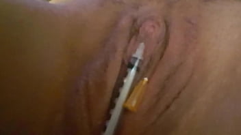 Hurting My Sensitive Clit With A Small Needle