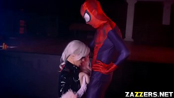 Black Cat Screwed By Spidey From Behind Doggystyle