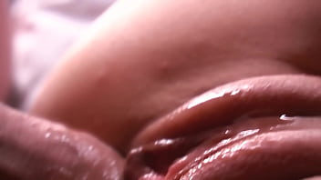 Slow Motion Extremely Close Up Sperm Dripping Down The Pussy