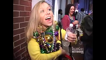 Mardi Gras Flasher Get Tits Sucked