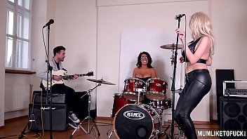 Milf Rock Band Practice Turns Threesome With Ava Koxxx Sandra Star