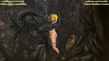 Samus Aran On A Strange Alien Planet Being Fucked By Xenomorphs Hardcore 3D Animation