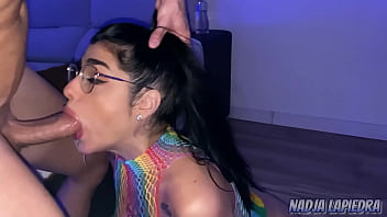 Nadja Lapiedra Anal Nympho Is Destroyed With Hardcore Anal Fuck And Deeptroat Gapes And Spanks Cum In Glasses To Eat It