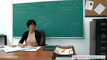 MILF In Glasses Shay Fox Fuck In Class