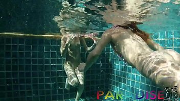 Paradise Gfs Twins Get Naked And Fucked In Outdoor Pool Part 1