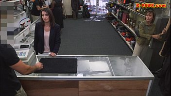 Customer Got Her Wife Fucked Hard By Pawnkeeper