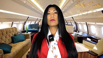 ASMR Sensual Horny Private Flight Attendant