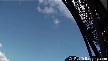 Eiffel Tower Extreme Public Sex Threesome In Paris France