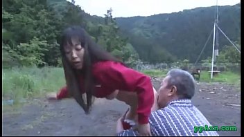 Asian Girl Getting Her Pussy Licked And Fucked By Old Man Cum To Ass Outdoor At